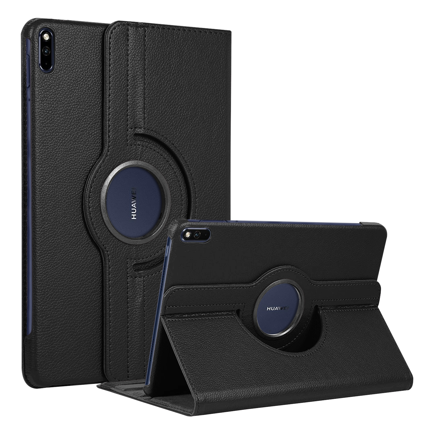 Huawei MatePad Pro 10 8 Kılıf CaseUp 360 Rotating Stand Siyah